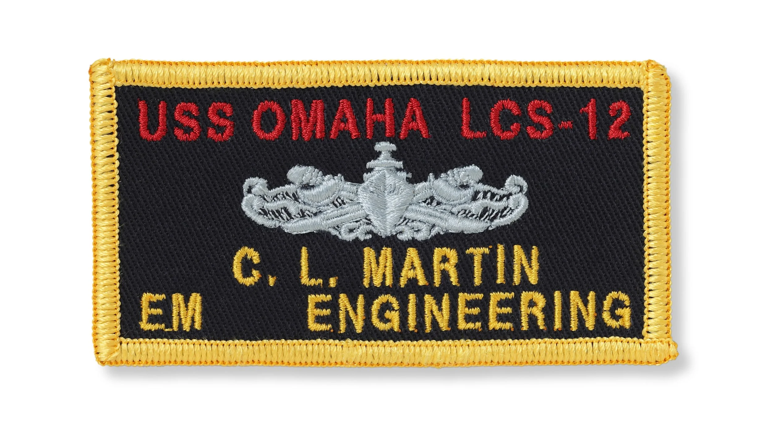 USS Omaha FRV Coverall Patch — LC EMBROIDERY & CLEANERS